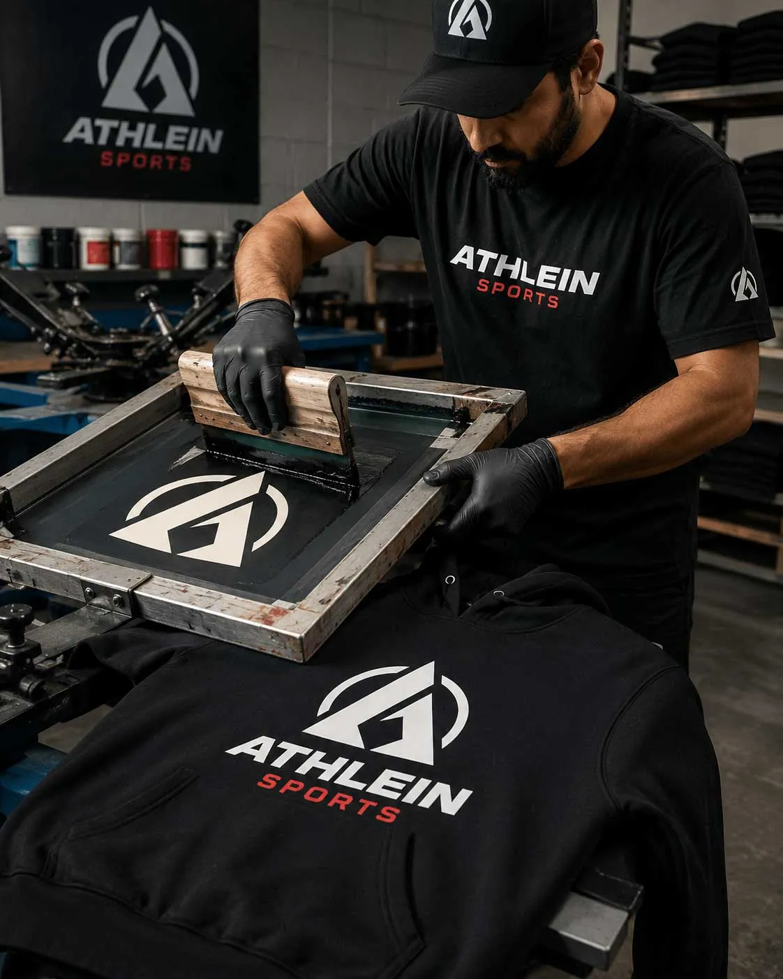 Athlein Sports Printing Process